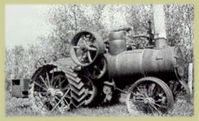 Picture of old tractor