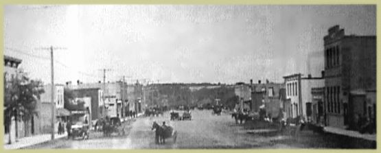 Picture of old downtown of Wawanesa