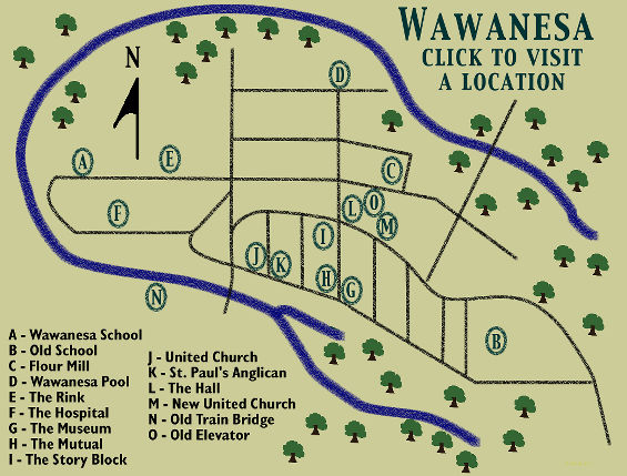 Map Of Wawanesa