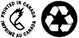“Printed in Canada/Imprimé au Canada” logo.; Recycled paper logo.