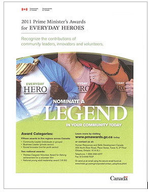 2011 Prime Ministers Awards for EVERYDAY HEROES