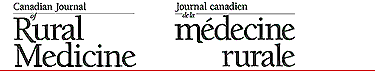 Canadian Journal of Rural Medicine