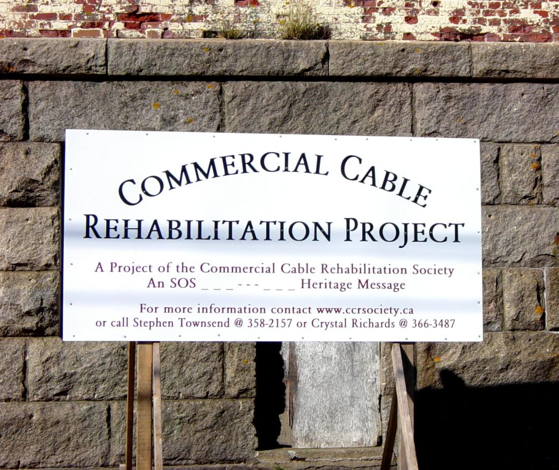 Hazel Hill: Commercial Cable Company telegraph building, south side