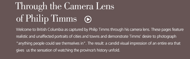 Through the Camera Lens of Philip Timms title block.