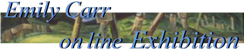 Emily Carr on line Exhibition - title bar