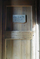 Photo of a  door in the King's Bastion.
Photo taken by Ed MacKenzie
October 2001