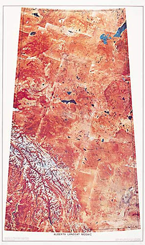 Landsat Mosaic of Alberta