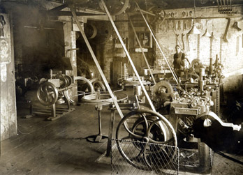 Workers at the Greening Wire Company