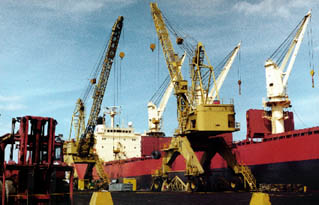 Unloading at Stelco (July, 2000)