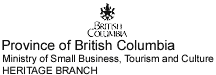 Conect to the BC Heritage Branch