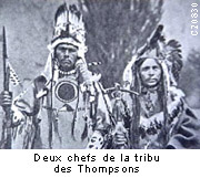 Deux chefs de la tribu des Thompsons