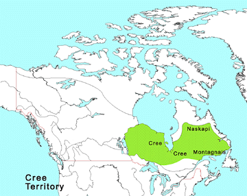 Map of Cree Territory