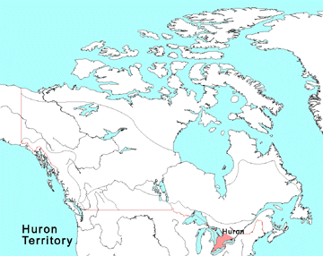 Map of Huron Territory