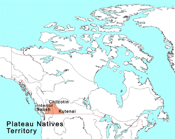 Map of Plateau Natives Territory