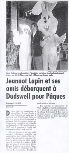 (La Tribune, 7 avril 2001)