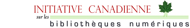 Banner : Initiative Canadienne sur les bibliothèques numériques