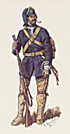 French soldier in Canada, late 17th and early 18th century