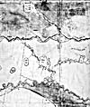 Partie de carte : « A Map of the North West Parts of America ... » d'Alexander Henry, [1775-1776]