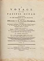 Image : Page de titre du récit qu'a écrit Cook de son voyage à l'océan Pacifique