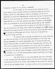 Letter from Emily Murphy to the Deputy Minister of Justice (November 9, 1927)