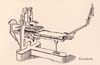 Illustration d'une presse à bras en fer Stanhope
