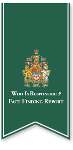 Who Is Responsible? - Fact Finding Report