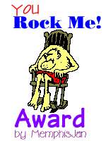 You Rock Me Award by Memphis Jan