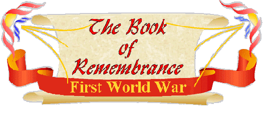 Book of Remembrance - First World War
