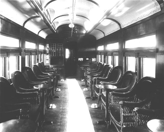 Interior of Parlour Car, 1916