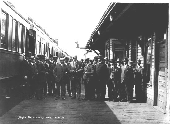 Inspection Party, North Battleford, Sask., 1915