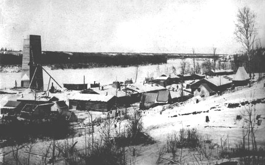 Construction Camp, near Edmonton, Alberta, 1906