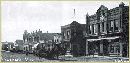 picture of old downtown area