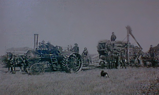 Picture of a threshing outfit
