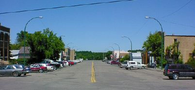 Picture: looking down main street
