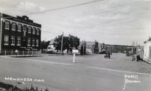 Picture of the old main street from the south