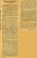 Article de Robert de Roquebrune sur la Suite canadienne, le 3 novembre 1928