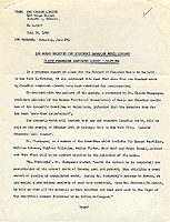 Communiqué de presse de BMI Canada Limitée, 27 juin 1953