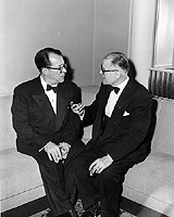 Photograph of Carl Haverlin and Claude Champagne