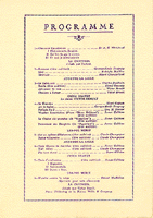 Page du programme de la Danse villageoise, 19 mars 1929