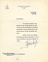 Letter from Jean Bruchési, August 24, 1948