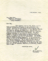 Lettre de Henry T. Jamieson à Omer Côté, 11 octobre 1946