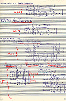 Composition by André Prévost, April 1959