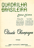 Page de la partition de Quadrilha Brasileira, 1951