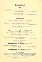 Programme auquel figurait la création de J'ai du bon tabac.  31 janvier 1918