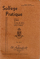 Cover of Solfège pratique