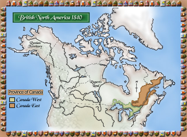 British North America 1840