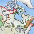 Canada 1870 (after Manitoba and Northwest Territories join Confederation)