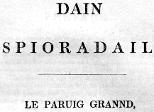 Laoidhean spioradail [bound with] Dain spioradail le Paruig Grannd.