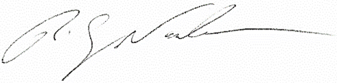 La signature de Rick Nadeau, président de Quorus Consulting Group Inc.