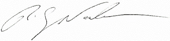 Signature of Rick Nadeau, President, Quorus Consulting Group Inc.